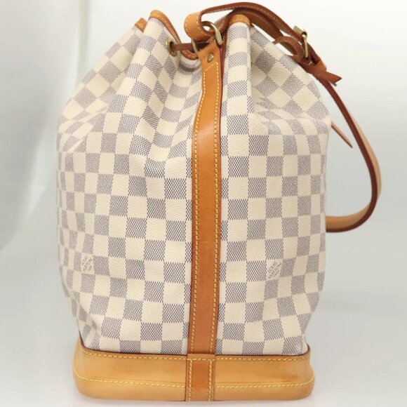 LOUIS VUITTON Damier Azur Noe Shoulder Bag N42222 LV Auth 123746 - Picture 5 of 16